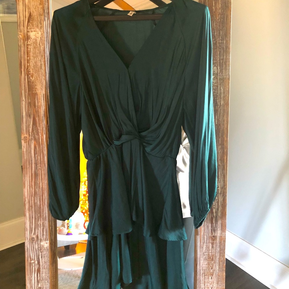 Red Dress Boutique | long sleeve emerald dress